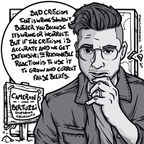 Bad criticism that is wrong shouldn’t bother you because…