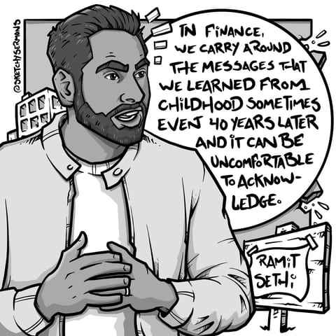 We carry around the messages that we learned from childhood…