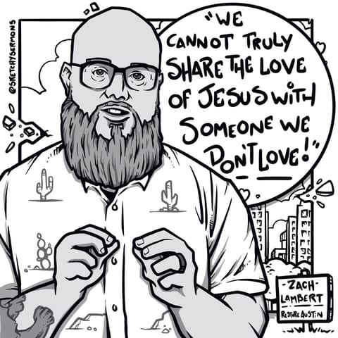 We cannot truly share the love of Jesus with someone we…
