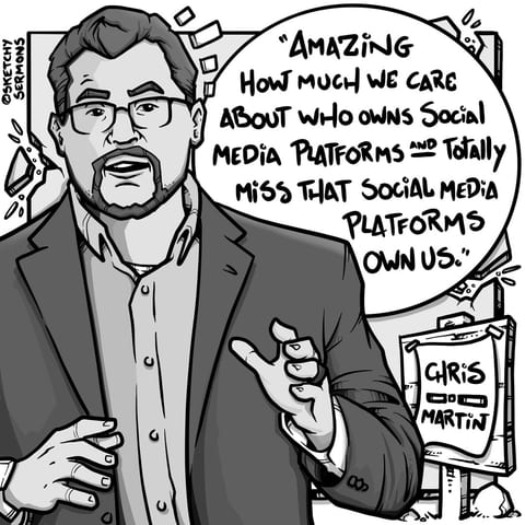 Amazing how much we care about who owns social media…