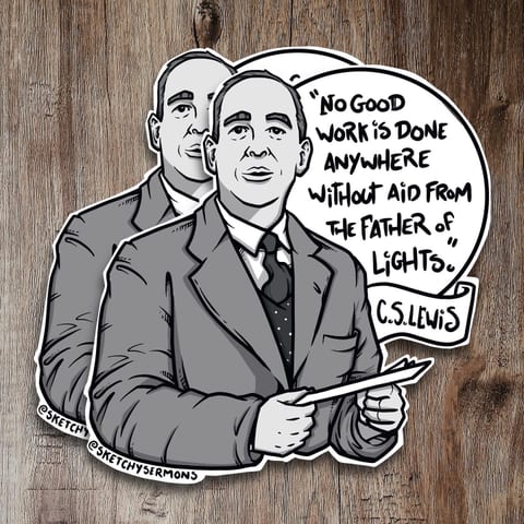 The C.S Lewis “Father of Lights” Stickers are here!