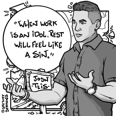When work is an idol, rest will feel like a sin