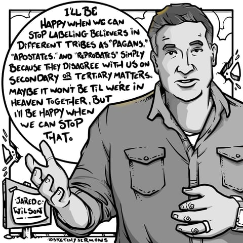 I’ll be happy when we can stop labeling believers in…