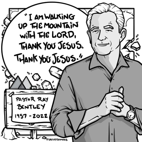 I am walking up the mountain with the Lord, Thank you Jesus