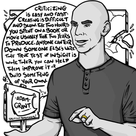 Criticizing is fast and easy