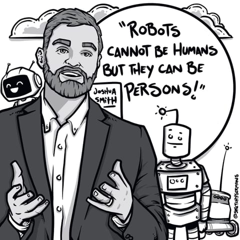 Robots cannot be humans but they can be persons