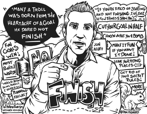 Finish by Jon Acuff